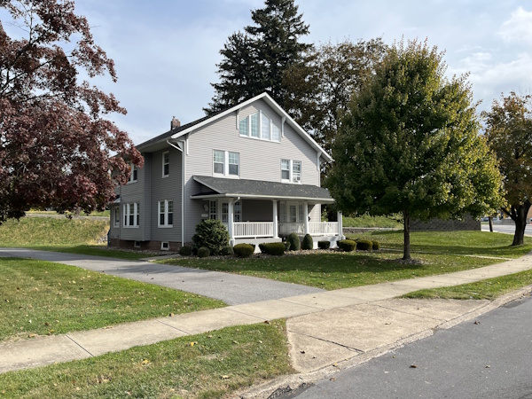 street view of the residential property at 802 and 804 faxon
